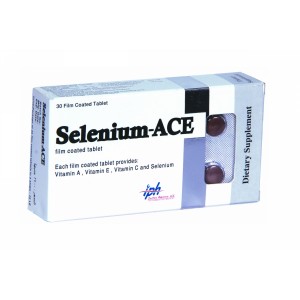 Selenium - ACE tablets ( Vitamin A 1500 IU + Vitamin E 22 IU + Vitamin C 90 mg + Selenium 55 ug ) 30 tablets